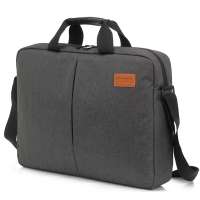 Sample city style 15.6" Laptop bags messenger Sleeve Grey shoulder Bag for Business